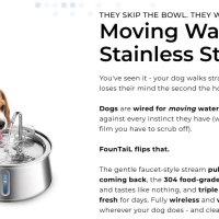 FounTaiL Fresh Water Dog Bowl